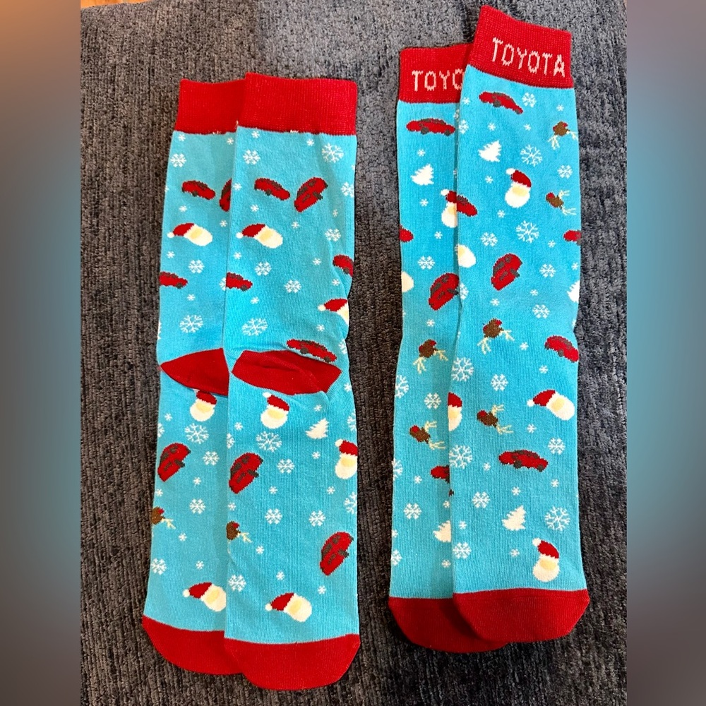 Christmas Toyota Men's Socks
